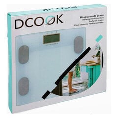 Digitālie vannas istabas svari Dcook Balts Plastmasa (30 x 30 x 2 cm) cena un informācija | Ķermeņa svari, bagāžas svari | 220.lv
