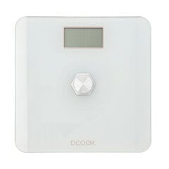Digitālie vannas istabas svari Dcook Balts Stikls cena un informācija | Ķermeņa svari, bagāžas svari | 220.lv