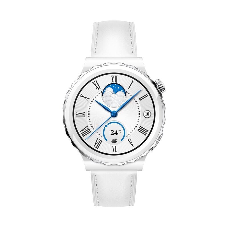 Huawei Watch GT 3 Pro Ceramic White Leather cena un informācija | Viedpulksteņi (smartwatch) | 220.lv