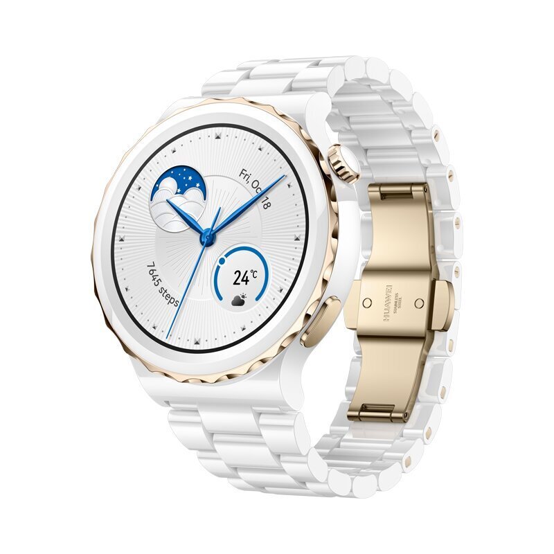 Huawei Watch GT 3 Pro Ceramic White Ceramic цена и информация | Viedpulksteņi (smartwatch) | 220.lv