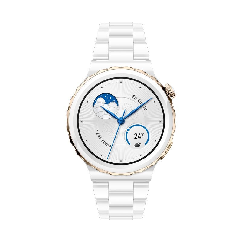 Huawei Watch GT 3 Pro Ceramic White Ceramic cena un informācija | Viedpulksteņi (smartwatch) | 220.lv