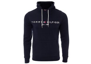 Džemperis vīriešiem ar kapuci Tommy Hilfiger Core Tommy Logo Hoody Navy MW0MW10752 403 18804 cena un informācija | Vīriešu jakas | 220.lv