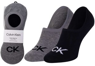 Мужские носки Calvin Klein, 2 пары, черные/серые 701218716 003 44531 цена и информация | Мужские носки | 220.lv