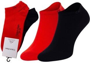 Мужские носки CALVIN KLEIN 2 пары, черные/красные 701218707 007 44521 цена и информация | Мужские носки | 220.lv