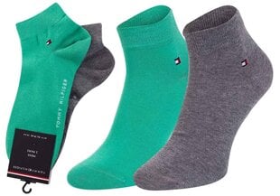 Мужские носки Tommy Hilfiger, 2 пары, серые/зеленые 342025001 036 44434 цена и информация | Мужские носки | 220.lv
