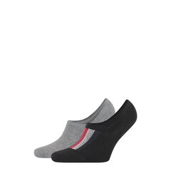 Мужские носки Tommy Hilfiger 2 пары, черные/серые 701218385 001 44403 цена и информация | Мужские носки | 220.lv