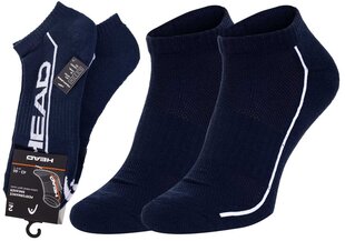 Мужские носки HEAD PERFORMANCE SNEAKER 2 пары, темно-синие 791018001 007 44681 цена и информация | Мужские носки | 220.lv