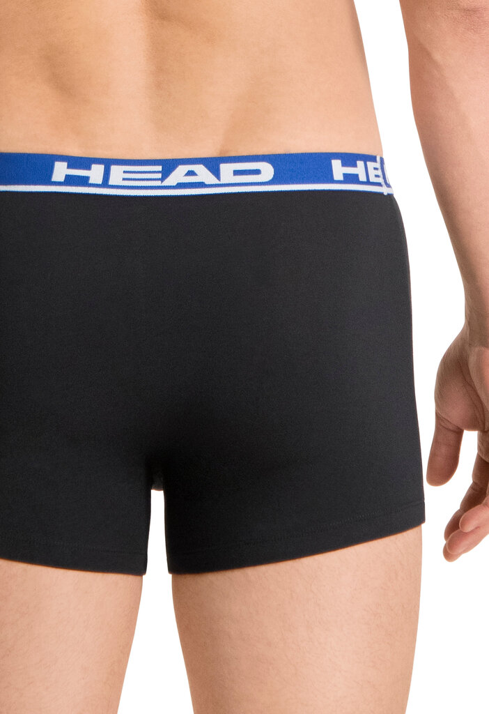 Apakšbikses vīriešiem HEAD BASIC BOXER 2 pāri, melni 701202741 008 44727 cena un informācija | Vīriešu apakšbikses | 220.lv