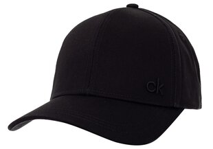 Cepure ar nagu vīriešiem Calvin Klein CK BASEBALL CAP BLACK K60K604360 001 35737 cena un informācija | Vīriešu cepures, šalles, cimdi | 220.lv