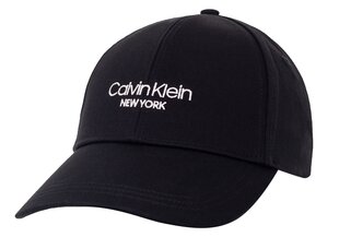 Cepure ar nagu vīriešiem Calvin Klein BB CAP BLACK K60K606381 BAX 36459 цена и информация | Мужские шарфы, шапки, перчатки | 220.lv