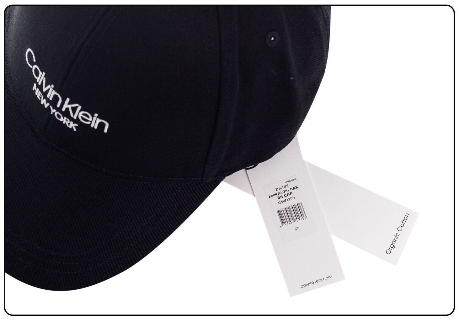 Cepure ar nagu vīriešiem Calvin Klein BB CAP BLACK K60K606381 BAX 36459 cena un informācija | Vīriešu cepures, šalles, cimdi | 220.lv