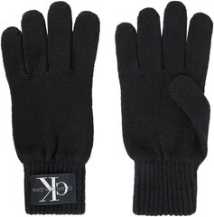 Мужские перчатки Calvin Klein осень/зима KNITTED MONOGRAM GLOVES BLACK K50K506447 BDS 36761 цена и информация | Мужские шарфы, шапки, перчатки | 220.lv