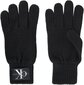 Vīriešu cimdi Calvin Klein rudens/ziemas KNITTED MONOGRAM GLOVES BLACK K50K506447 BDS 36761 cena un informācija | Vīriešu cepures, šalles, cimdi | 220.lv