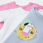 Cool Club T-krekls ar īsām piedurknēm meitenēm, 3 gab. CCG2402661-00, balts, rozā, violets cena un informācija | Krekli jaundzimušajiem | 220.lv