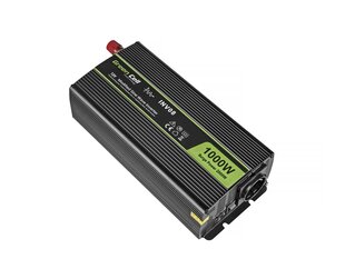 Green Cell Power Inverter 12V to 230V 1000W/2000W Modified sine wave cena un informācija | Sprieguma pārveidotāji | 220.lv