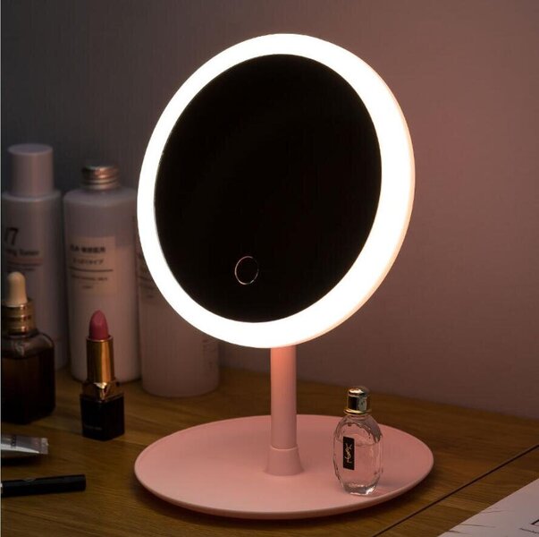 Spogulis ar LED apgaismojošs kosmētikas spogulis Make up cena | 220.lv