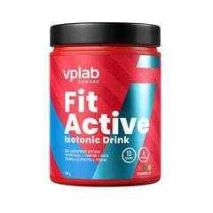 VPLAB FitActive Isotonic Drink izotonisks dzēriens 500 g StrawberryLime cena un informācija | Uztura bagātinātāji atjaunošanai pēc slodzes | 220.lv
