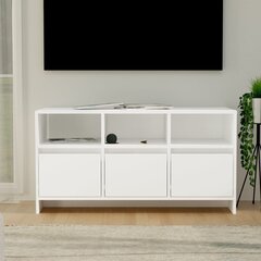 vidaXL TV skapītis, balts, 102x37,5x52,5 cm, skaidu plāksne цена и информация | Тумбы под телевизор | 220.lv