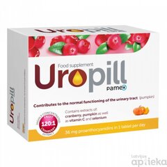 Uztura bagātinātājs Uropill, 30 tabletes cena un informācija | Vitamīni, preparāti, uztura bagātinātāji labsajūtai | 220.lv