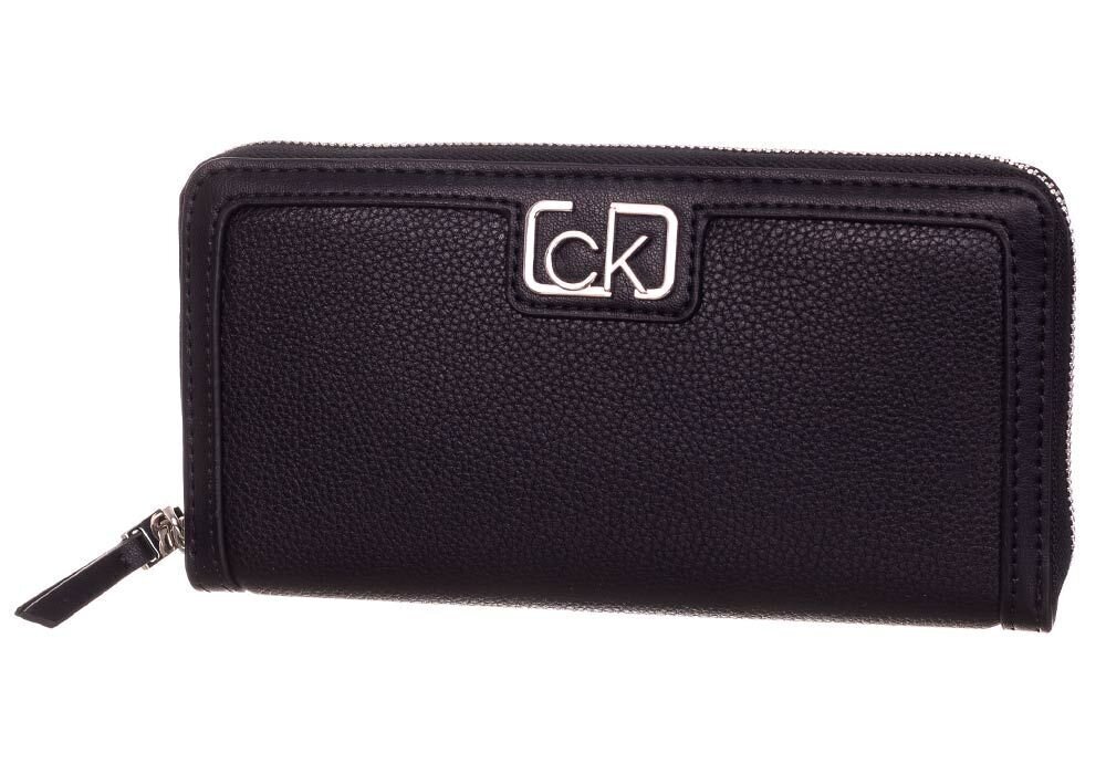 Sieviešu maks Calvin Klein Z/A WALLET LG BLACK K60K607969 BAX 36844 цена и информация | Sieviešu maki, karšu maki | 220.lv