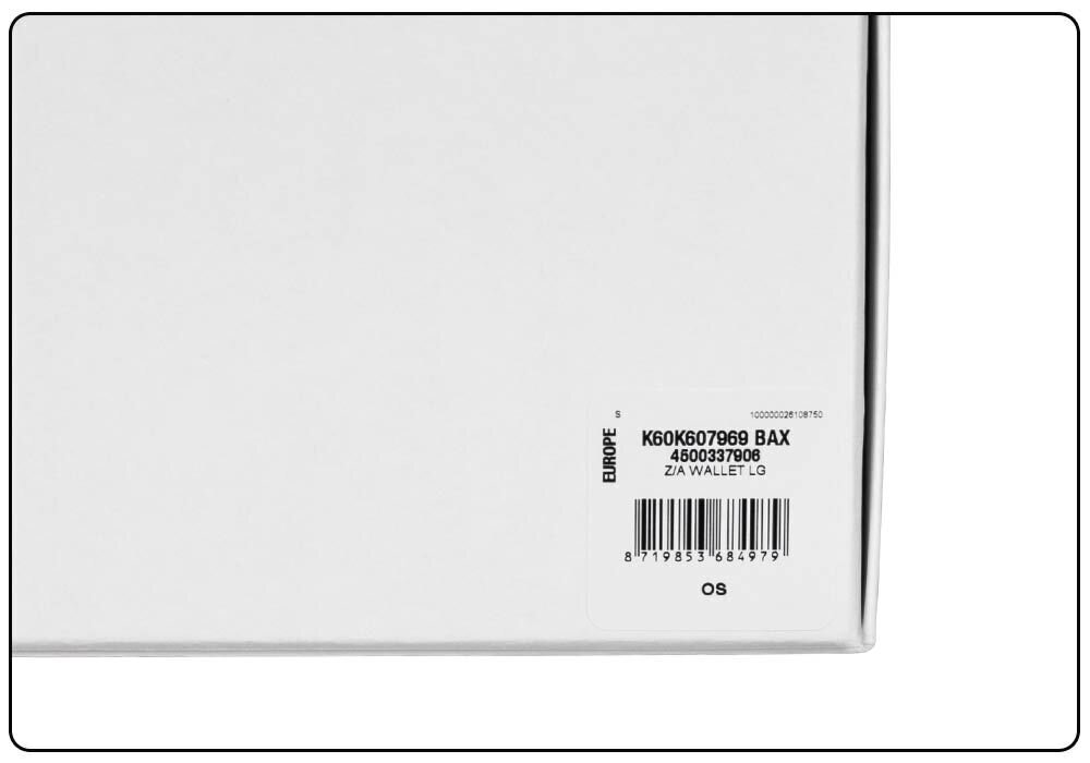 Sieviešu maks Calvin Klein Z/A WALLET LG BLACK K60K607969 BAX 36844 цена и информация | Sieviešu maki, karšu maki | 220.lv