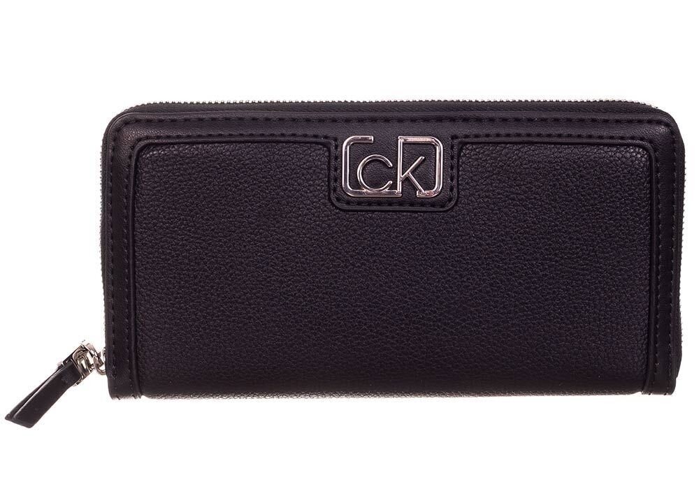 Sieviešu maks Calvin Klein Z/A WALLET LG BLACK K60K607969 BAX 36844 цена и информация | Sieviešu maki, karšu maki | 220.lv