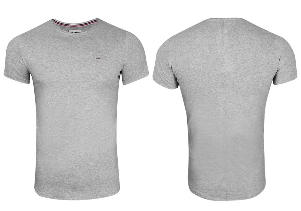 T-krekls vīriešiem Tommy Hilfiger T-SHIRT TJM SLIM JASPE C NECK GREY DM0DM09586 P01 29049 цена и информация | Vīriešu T-krekli | 220.lv