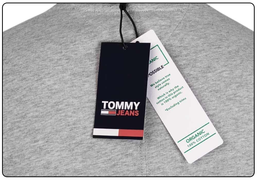 T-krekls vīriešiem Tommy Hilfiger T-SHIRT TJM SLIM JASPE C NECK GREY DM0DM09586 P01 29049 цена и информация | Vīriešu T-krekli | 220.lv