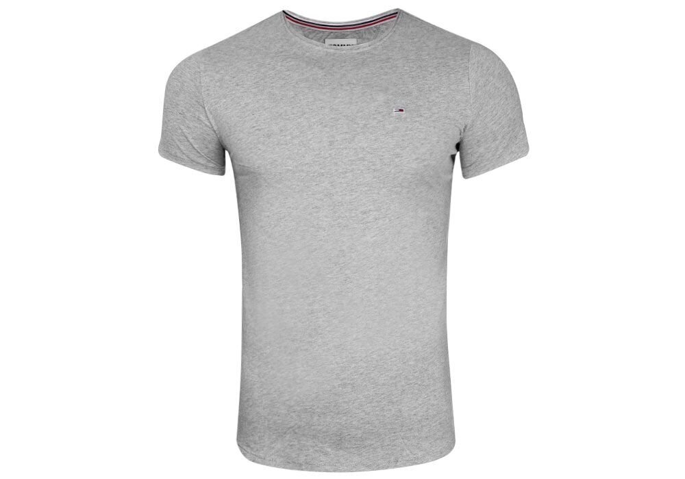 T-krekls vīriešiem Tommy Hilfiger T-SHIRT TJM SLIM JASPE C NECK GREY DM0DM09586 P01 29049 цена и информация | Vīriešu T-krekli | 220.lv