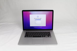 MacBook Pro 2015 Retina 15" - Core i7 2.5GHz / 16GB / 512GB SSD / US / Silver (lietots, stāvoklis A) cena un informācija | Portatīvie datori | 220.lv