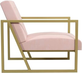 Krēsls CosmoLiving by Cosmopolitan Lexington, rozā cena un informācija | Atpūtas krēsli | 220.lv