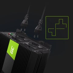 Инвертор с Green Cell Pro от 12V до 230 В 3000 Вт/6000 Вт модифицированной синусоидальной волны цена и информация | Электрогенераторы | 220.lv