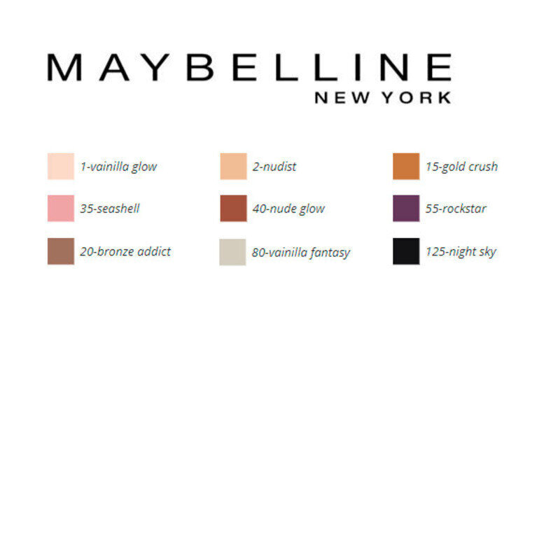Acu Ēnas Color Sensational Maybelline (10 g): Krāsa - 125 - night sky cena un informācija | Acu ēnas, skropstu tušas, zīmuļi, serumi | 220.lv