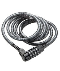 KRYPTONITE KRYPTOFLEX 815 Combo Cable 5' (150cm) x 8mm, velosipēda slēdzene cena un informācija | Velo slēdzenes | 220.lv