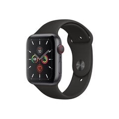 Компьютер Apple Watch Series 5 44 мм GPS + Cellular, Space gray (подержанный, состояние A) цена и информация | Смарт-часы (smartwatch) | 220.lv