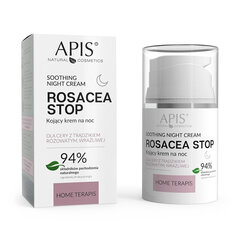 Nomierinošs nakts krēms Apis Rosacea-Stop Home Terapis, 50 ml cena un informācija | Sejas krēmi | 220.lv