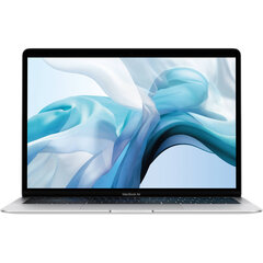 MacBook Air 2019 Retina 13" - Core i5 1.6GHz / 8GB / 256GB SSD / INT / Silver (lietots, stāvoklis A) cena un informācija | Portatīvie datori | 220.lv