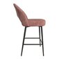 Bāra krēsls CosmoLiving by Cosmopolitan Alexi, rozā cena un informācija | Virtuves un ēdamistabas krēsli | 220.lv