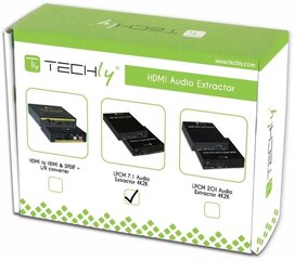 Audio komutators Techly HDMI audio DIGITAL LPCM DTS/ANALOG 7.1CH цена и информация | Коммутаторы (Switch) | 220.lv