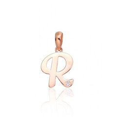 Золотой кулон - буква "R IV" из красного золота 585 пробы DS01K415 цена и информация | Украшения на шею | 220.lv