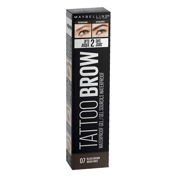 Uzacu Grims Tattoo Brow Maybelline Waterproof (5 ml): Krāsa - 00-light blonde 5 ml cena un informācija | Acu ēnas, skropstu tušas, zīmuļi, serumi | 220.lv