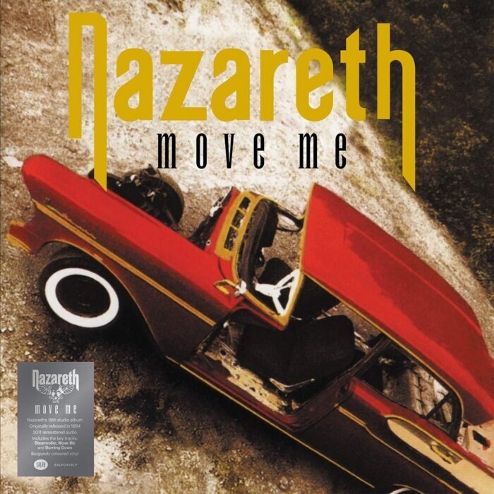 LP NAZARETH Move Me (Remastered, Burgundy Vinyl) LP Vinila plate cena un informācija | Vinila plates, CD, DVD | 220.lv