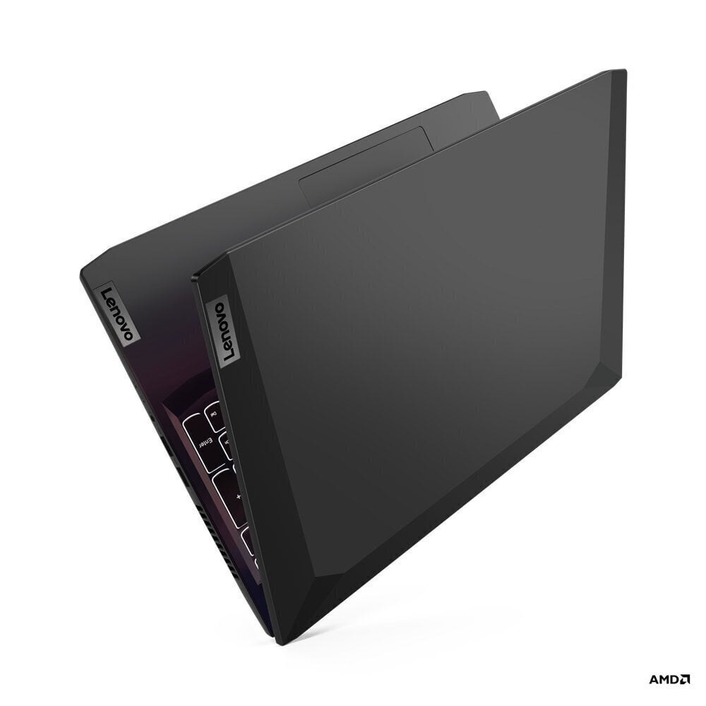 Lenovo IdeaPad Gaming 3 15ACH6 Ryzen 5 5600H 15.6&#34; FHD IPS 250nits 16GB DDR4-3200 512GB SSD M.2 2280 PCIe 3.0x4 NVMe GeForce GTX 1650 4GB GDDR6 NoOs Shadow Black Portatīvais dators cena un informācija | Portatīvie datori | 220.lv