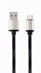 Kabelis AMBERIN USB A - USB C , 2.0, 2.5 m cena un informācija | Kabeļi un vadi | 220.lv