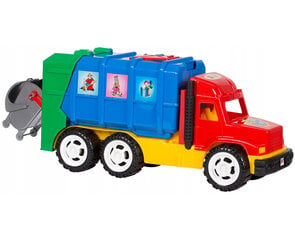 Автомобиль-мусоровоз с ручкой 11229 цена и информация | Игрушки для мальчиков | 220.lv
