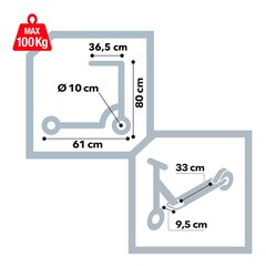 Самокат CB Riders (трюки), (алюминий+металл, колеса 120/100мм ПУ), макс.нагрузка 100кг цена и информация | Самокаты | 220.lv