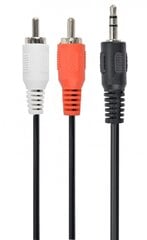 Kabelis AMBERIN 3.5 mm - RCA, 1.5 m cena un informācija | Kabeļi un vadi | 220.lv