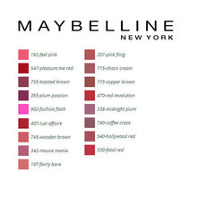 Lūpu Krāsas Color Sensational Maybelline: Krāsa - 107-fairly bare cena un informācija | Lūpu krāsas, balzāmi, spīdumi, vazelīns | 220.lv