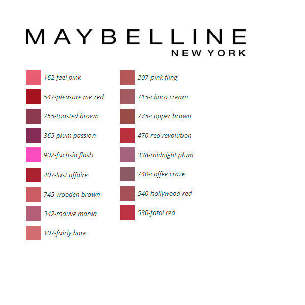 Lūpu Krāsas Color Sensational Maybelline: Krāsa - 470-red revolution 5 ml cena un informācija | Lūpu krāsas, balzāmi, spīdumi, vazelīns | 220.lv