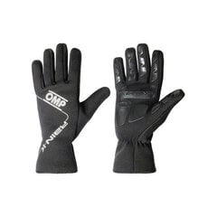 Мужские водительские перчатки OMP RAIN K Чёрный Размер XL (XL) цена и информация | Рабочая одежда | 220.lv